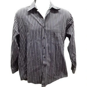 Alfani Men’s Button Down Dress Shirt Size Medium (Preowned)